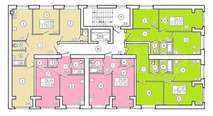 1-к. квартира, 40,8 м², 2/8 эт.