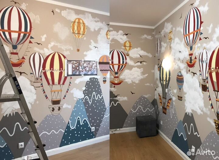 Роспись стен и любых покрытий