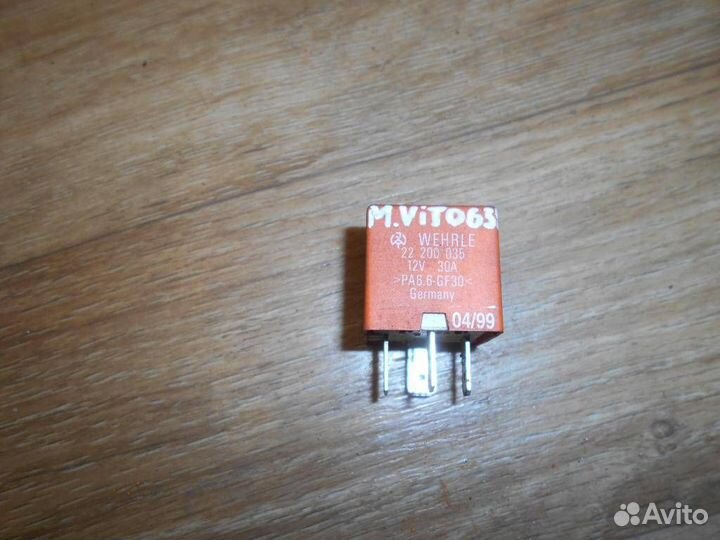 Реле Mercedes Benz Vito (638) 1996-2003