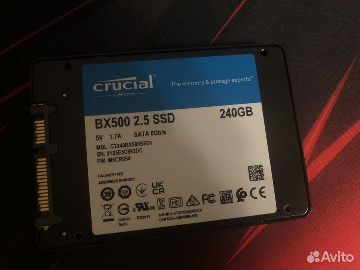 Ssd crucial 240gb