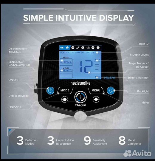 Металлоискатель TX850 TX950/MD870