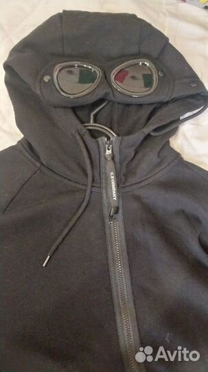 C.P company Black Goggle зип худи