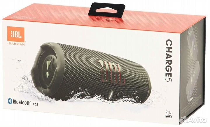 Портативная акустика JBL Charge 5 Зеленая