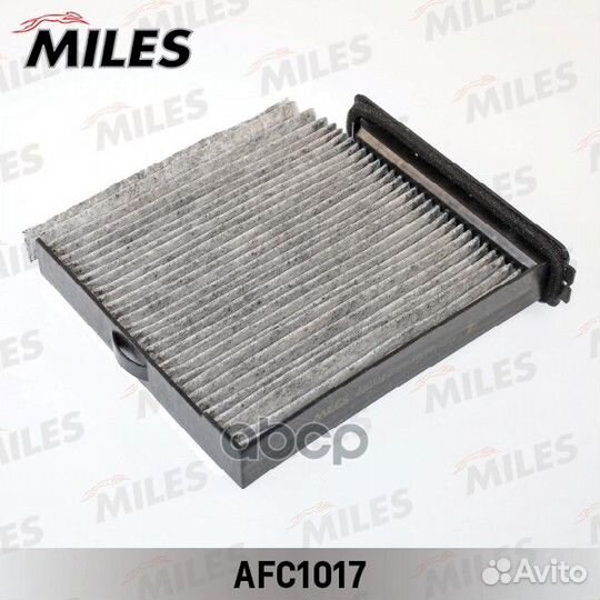 Фильтр салона nissan tiida 07- угольный AFC1017