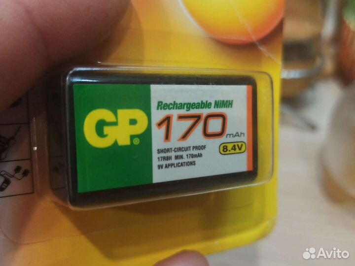 Аккумуляторная Крона GP 9v 170mah