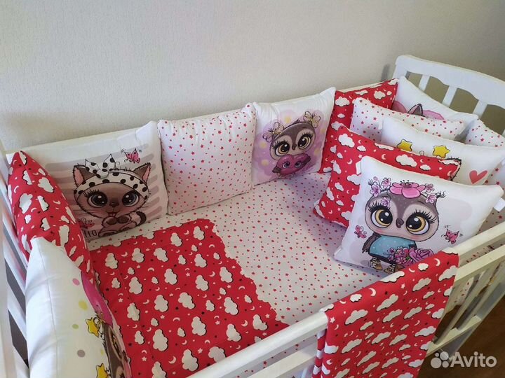 Подушки в кроватку