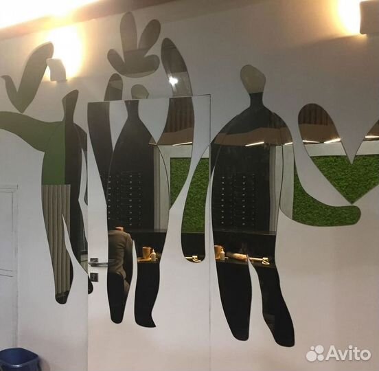 Прямоугольное зеркало с фацетом