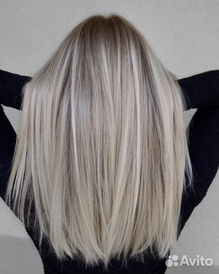 Окрашивание волос, сложное окрашивание, стрижка