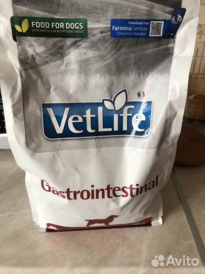 Корм для собак лечебный жкт Monge и Фармина