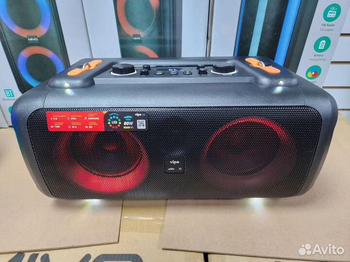 Колонка портативная Vipe Nitro X3 80 Ватт