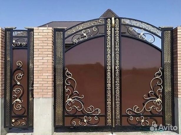 Ворота кованые