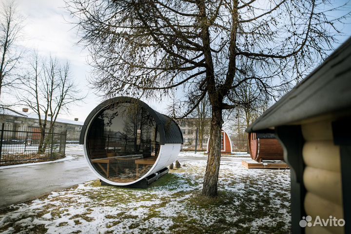 Баня бочка под ключ