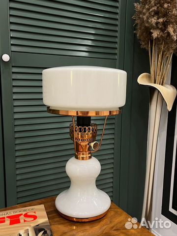 Винтажная настольная лампа зик объявление продам