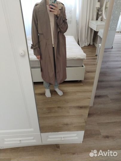 Плащ тренч женский 44 46