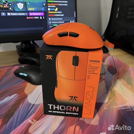 Мышь Lamzu Thorn Fnatic 4k Edition