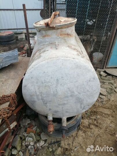 Алюминиевая бочка пищевая молочная