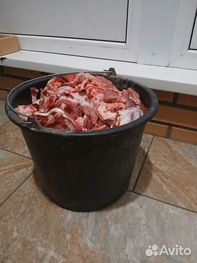 Обрезки мяса для собак(телятина)