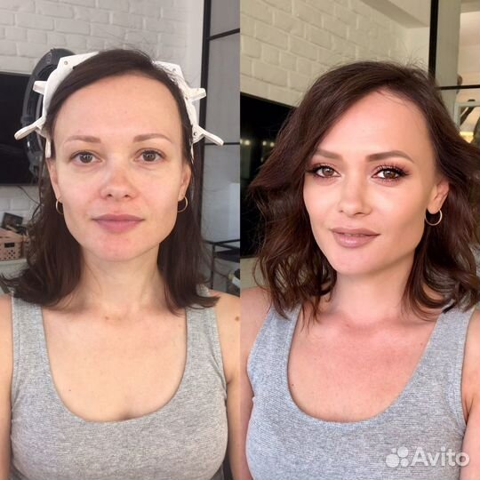 Макияж и укладка волос