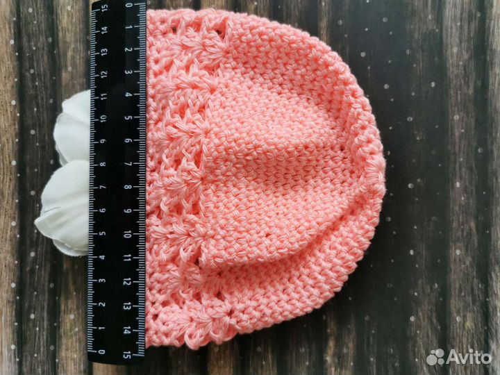 Шапочка для новорожденной девочки, младенца для фо