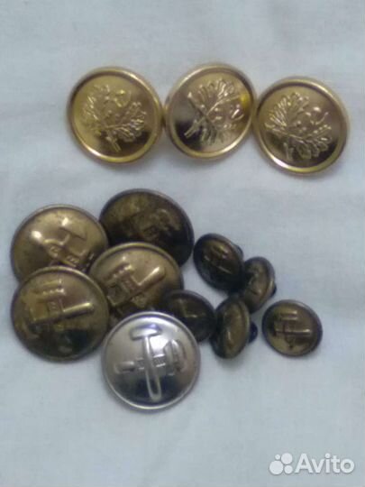 Знаки, значки, пуговицы старинные СССР и др
