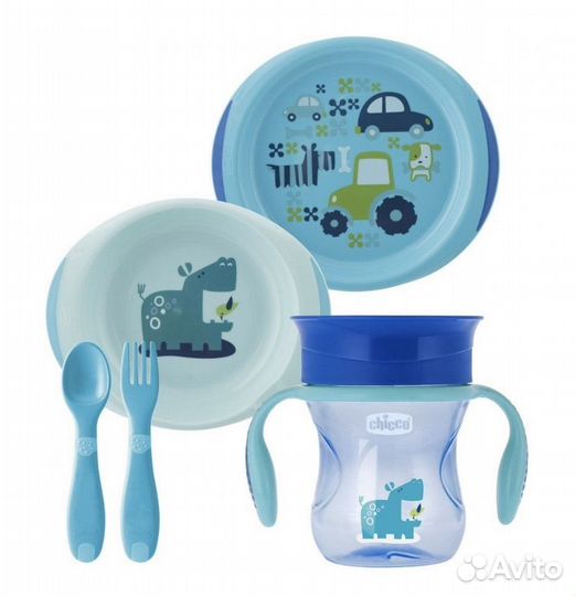 Chicco комплект посуды