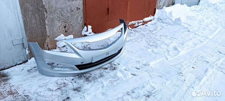Бампер на хендай солярис