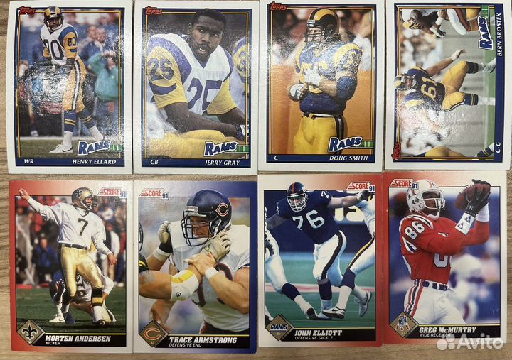 NFL коллекционные карточки Panini Topps