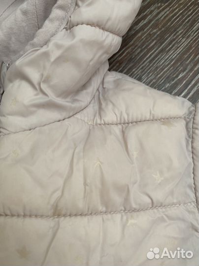 Куртка полукомбинезон шапка для девочки 80