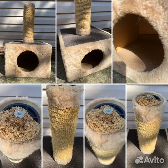 Домик для кошки с когтеточкой