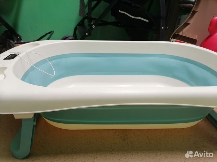 Ванночка для купания складная с термометром