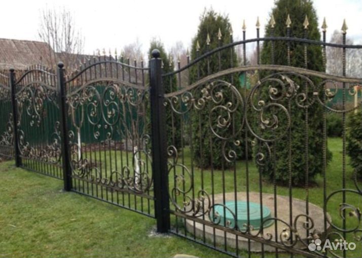 Кованые секционные заборы