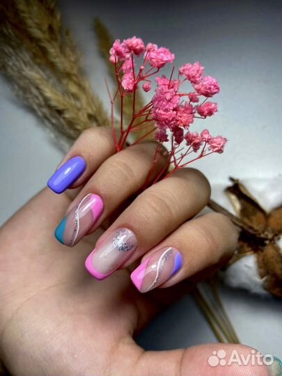 Маникюр наращивание