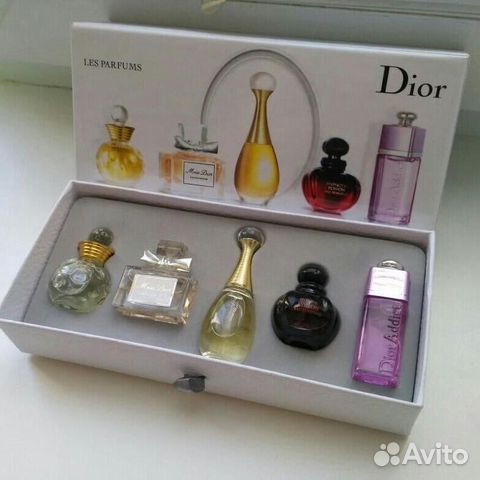 Набор женских духов Диор, Dior, 5 штук по 5 мл