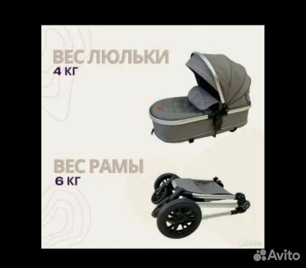 Продам коляску 2в1, б/у пять месяцев