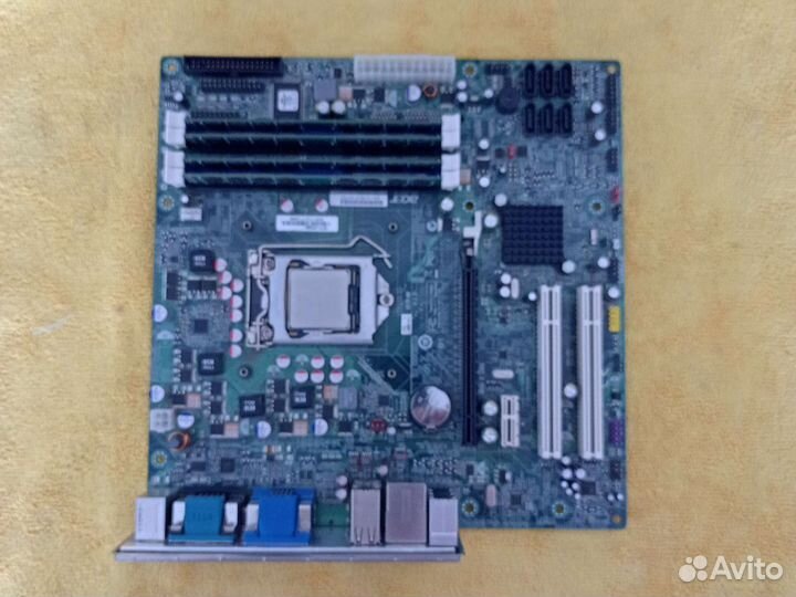 Материнская плата 1156 с памятью 8 Гб + процессор
