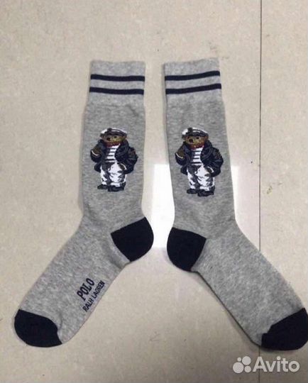 Носки ralph lauren с мишкой