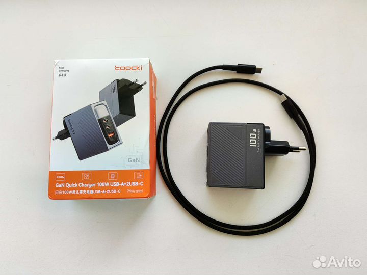 Новое зарядное устройство Toocki gan 100W