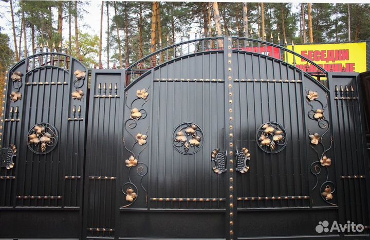 Кованые ворота