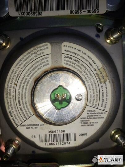 Airbag водительский hyundai santa FE