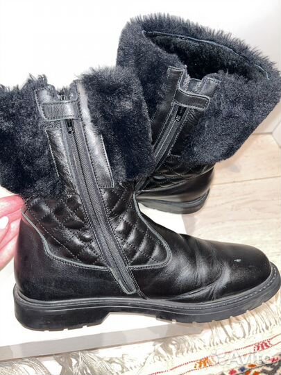 Сапоги зимние детские 38