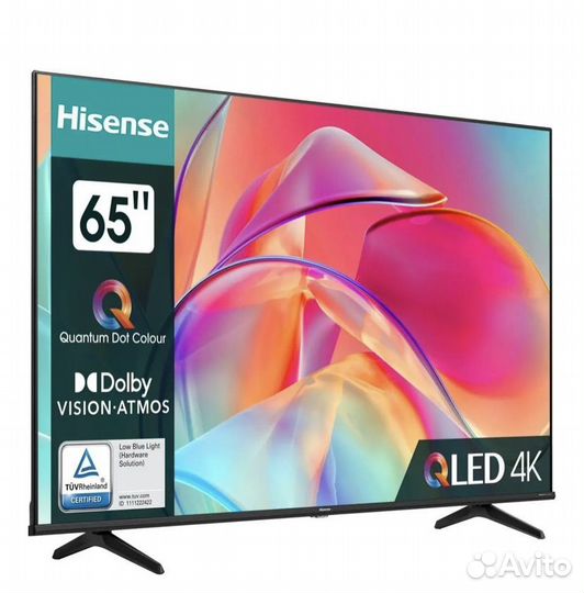 Телевизор Hisense 65E7KQ, qled, 4K Ultra HD