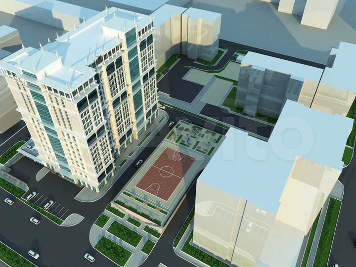 2-к. квартира, 65,9 м², 11/17 эт.