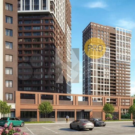 2-к. квартира, 59,5 м², 16/19 эт.