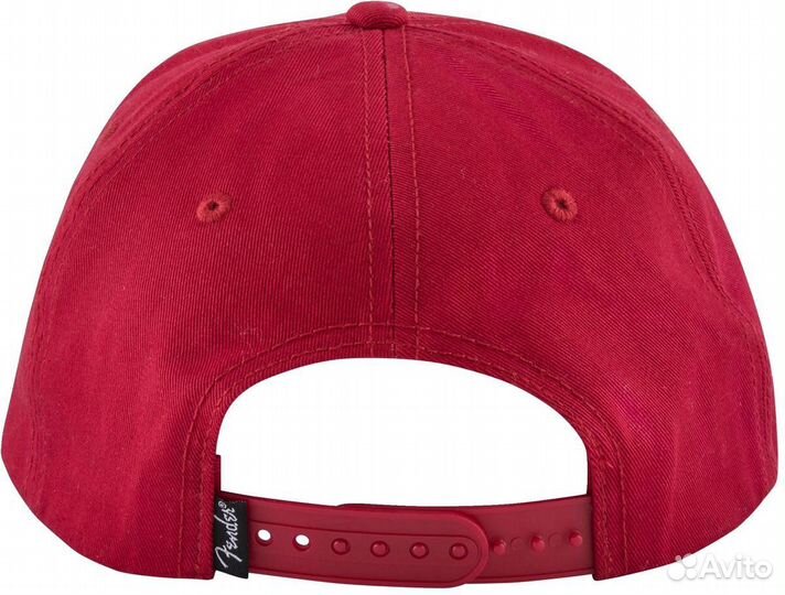 Fender Logo Stretch CAP, RED кепка, цвет красный