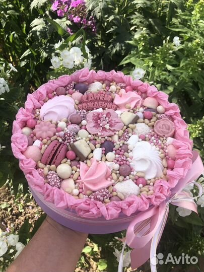 Съедобные букеты из сухофруктов и конфет