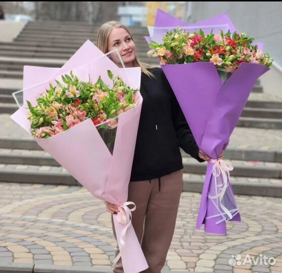 Букеты из альстромерии