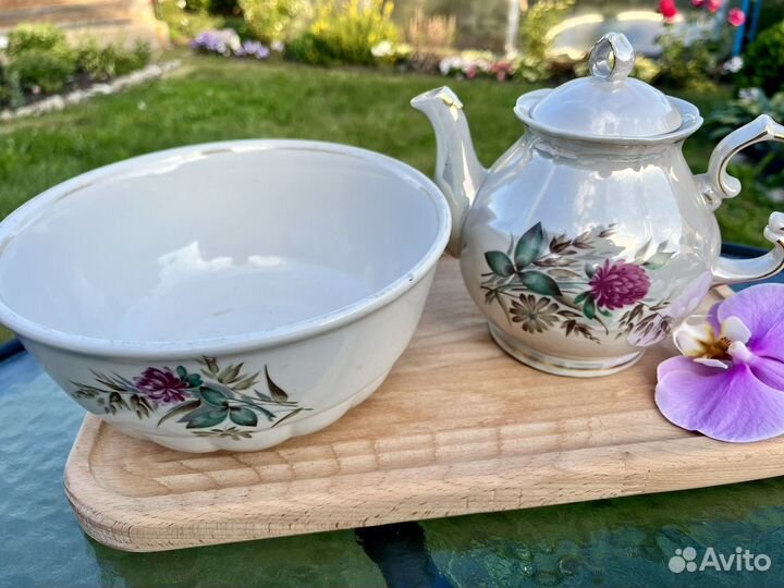 Чайник заварочный СССР набор