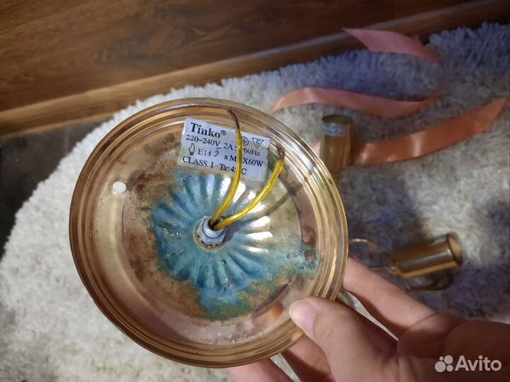 Люстра потолочная бу