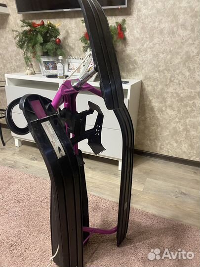 Детские санки снегоход