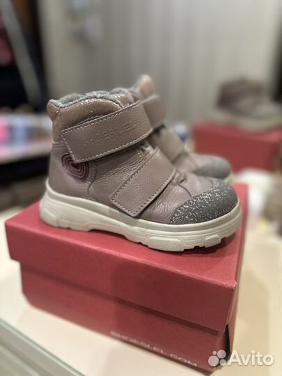 Ботинки демисезонные для девочки байка 24 Лель